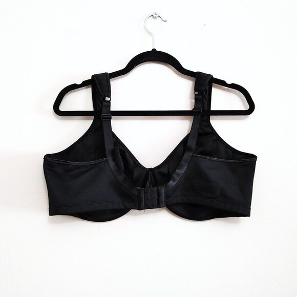 WonderBra No Poke Underwire Bra Style W1983 Black Plus Size 44DD - Picture 2 of 3